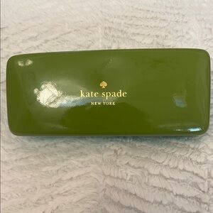 Kate Spade Olive Green Eyeglass Case​​​​​